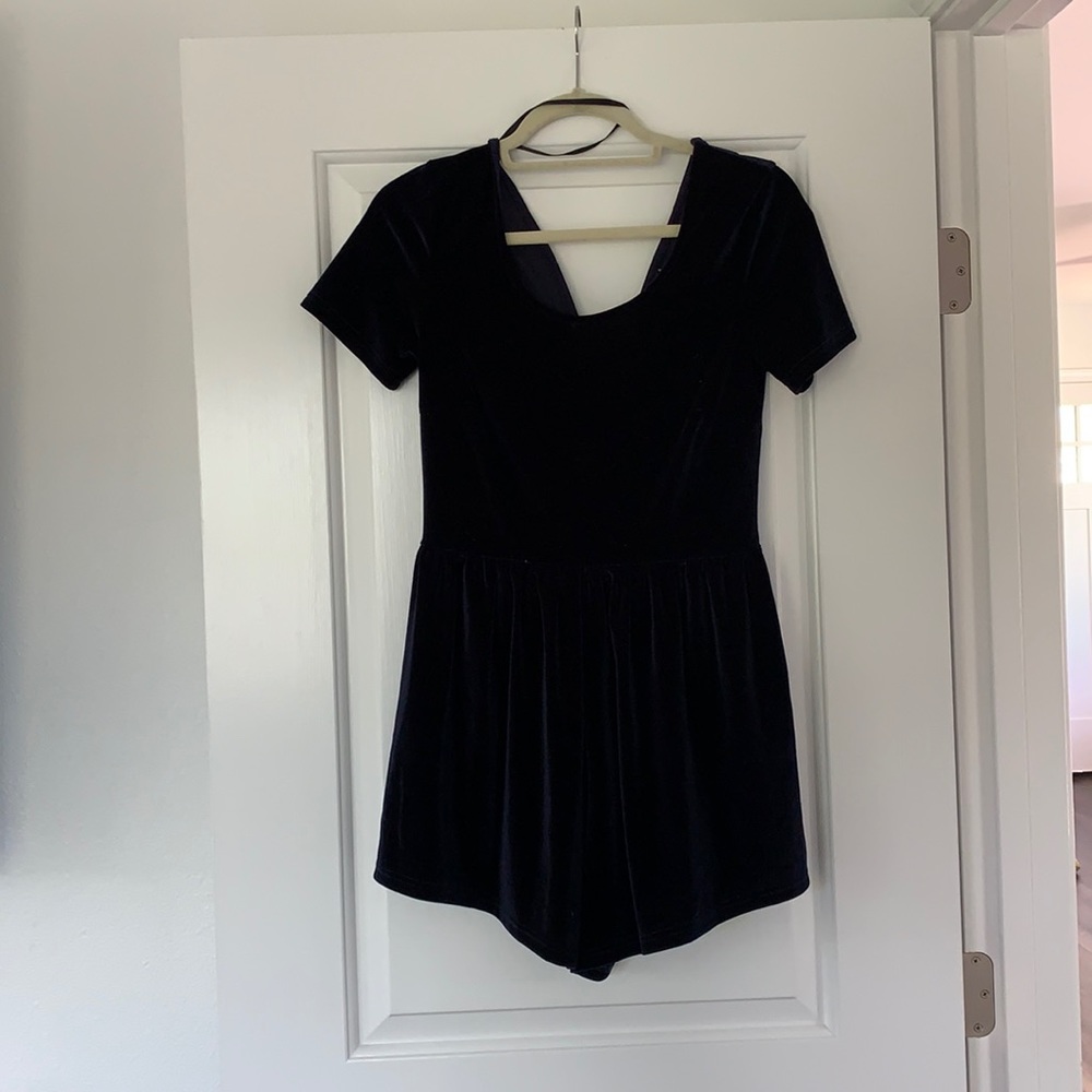 Mink Pink Velvet Romper